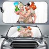 Dr Stone Funny Senku & Taijus Anime Car Auto Sun Shade
