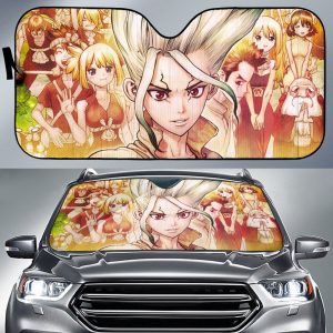 Dr Stone Light Anime Car Auto Sun Shade
