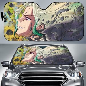 Dr Stone Senkus Anime Car Auto Sun Shade