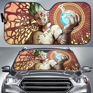Dr Stone Shinings Anime Car Auto Sun Shade