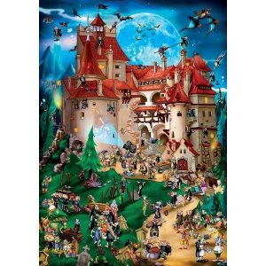 Draculas Castle Jigsaw Puzzle Set