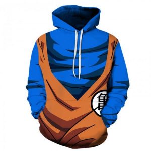 Dragon Ball Goku Cosplay Anime 3D Printed Hoodie/Zipper Hoodie