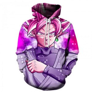 Dragon Ball Hand On Chest Anime 3D Printed Hoodie/Zipper Hoodie