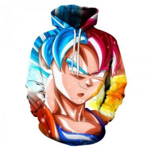 Dragon Ball Proud Eyes 3D Printed Hoodie/Zipper Hoodie