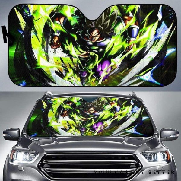 Dragon Ball Super Broly Anime Car Auto Sun Shade