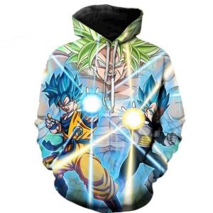 Dragon Ball Super Cartoon 3D Printed Hoodie/Zipper Hoodie