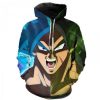 Dragon Ball Super Cartoon Dragon Ball Super Broly 3D Printed Hoodie/Zipper Hoodie