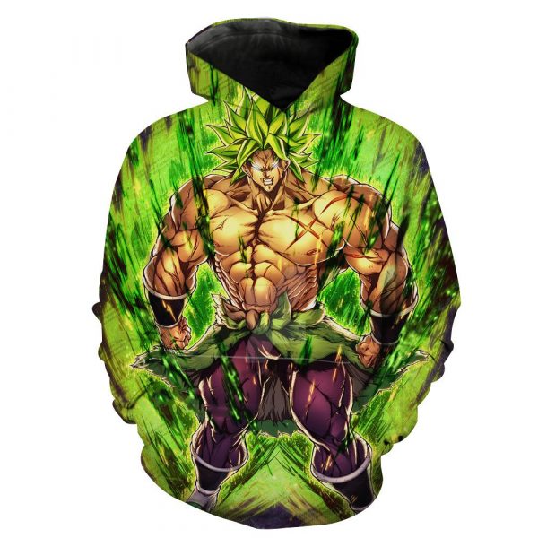 Dragon Ball Super Movie Super Saiyan Broly 3D Printed Hoodie/Zipper Hoodie