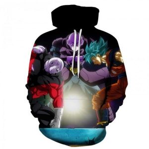 Dragon Ball Three People Pk S Cosplay 3D Printed Hoodie/Zipper Hoodie