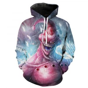 Dragon Ball Z Buu Creepy Super 3D Printed Hoodie/Zipper Hoodie