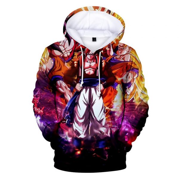 Dragon Ball Z Dragon Ball Anime Series Goku Super Saiyan 3D Printed Hoodie/Zipper Hoodie