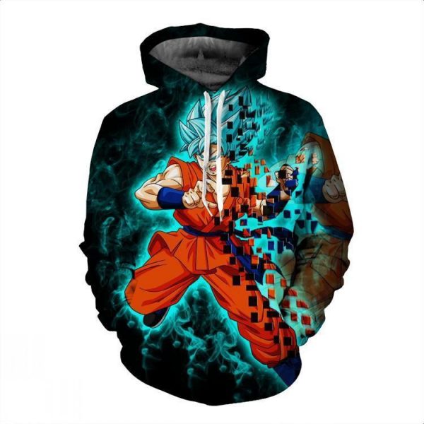 Dragon Ball Z Goku 3D Printed Hoodie/Zipper Hoodie