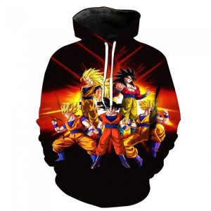 Dragon Ball Z Goku Character S 3D Printed Hoodie/Zipper Hoodie