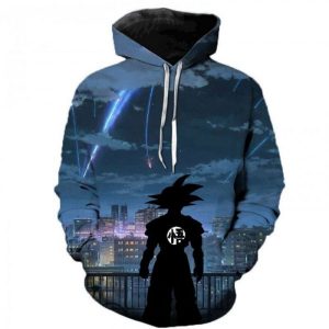 Dragon Ball Z Goku Super Saiyan Blue Awesome 3D Printed Hoodie/Zipper Hoodie