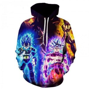 Dragon Ball Z Goku Super Saiyan Blue Awesome 3D Printed Hoodie/Zipper Hoodie