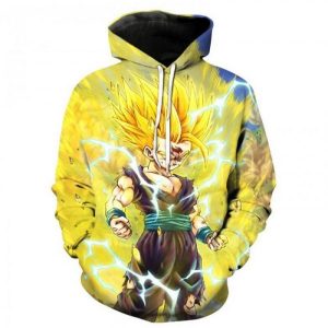 Dragon Ball Z Goku Super Saiyan Blue Awesome 3D Printed Hoodie/Zipper Hoodie