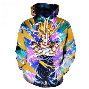 Dragon Ball Z Goku Super Saiyan Blue Awesome 3D Printed Hoodie/Zipper Hoodie