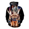 Dragon Ball Z Goku Ultra Instinct 3D Printed Hoodie/Zipper Hoodie