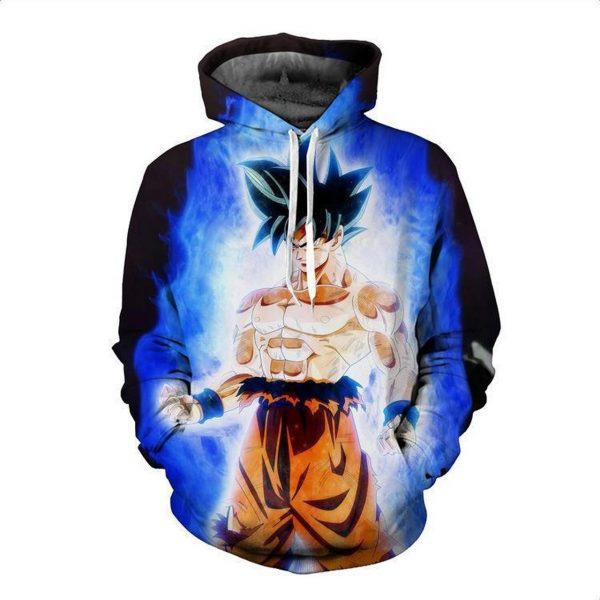 Dragon Ball Z Limit Breaker Goku 3D Printed Hoodie/Zipper Hoodie