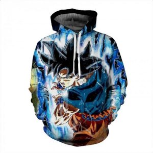 Dragon Ball Z Naruto Sportr Super Saiyan Son Goku Vegeta Tops Outfit 3D Printed Hoodie/Zipper Hoodie