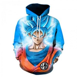 Dragon Ball Z Sportr Super Saiyan Son Goku Vegeta Gohan Outfit 3D Printed Hoodie/Zipper Hoodie