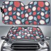 Dragon Fruits Dark Blue Car Auto Sun Shade