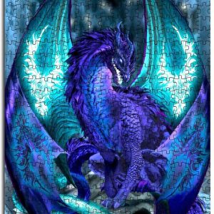 Dragon, Purple Jigsaw Puzzle Set