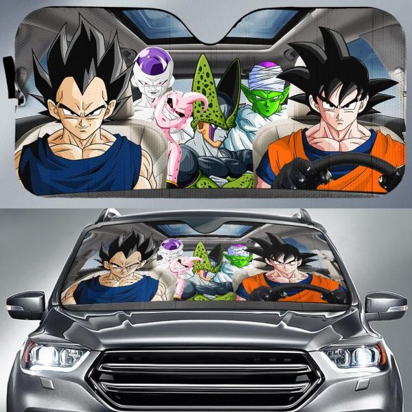 Dragon ball Super Saiyan Goku Vegeta Z Car Auto Sun Shade