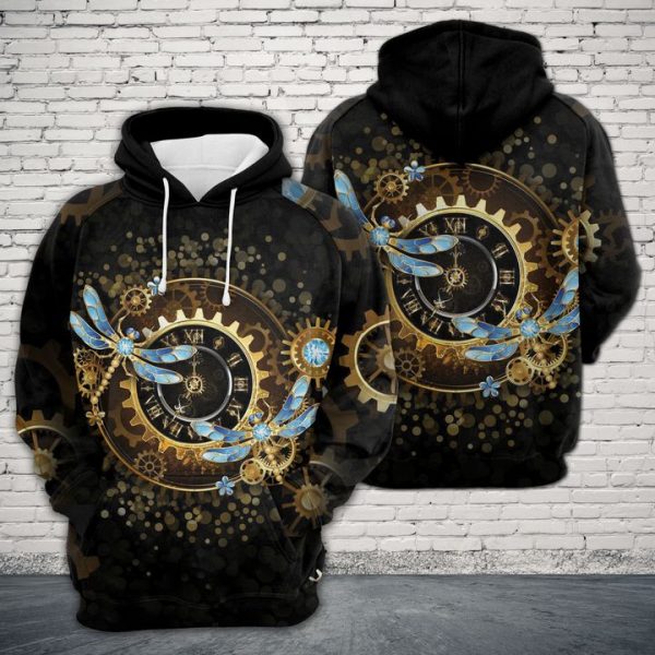 Dragonfly Time Machine 3D Printed Hoodie/Zipper Hoodie