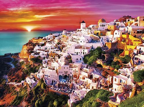 Dreamy Santorini Jigsaw Puzzle Set Dreamy Santorini Jigsaw Puzzle Set