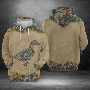 Ducks Mandala 3D Printed Hoodie/Zipper Hoodie