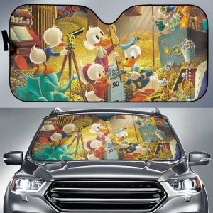 Ducktales In Treasure Car Auto Sun Shade
