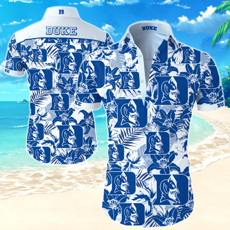 Duke Blue Devils Hawaiian Shirt Summer Button Up