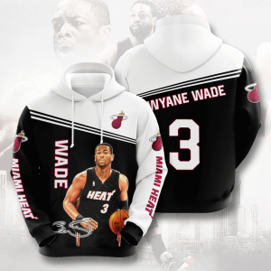 Dwyane Wade Miami Heat 3D Printed Hoodie/Zipper Hoodie