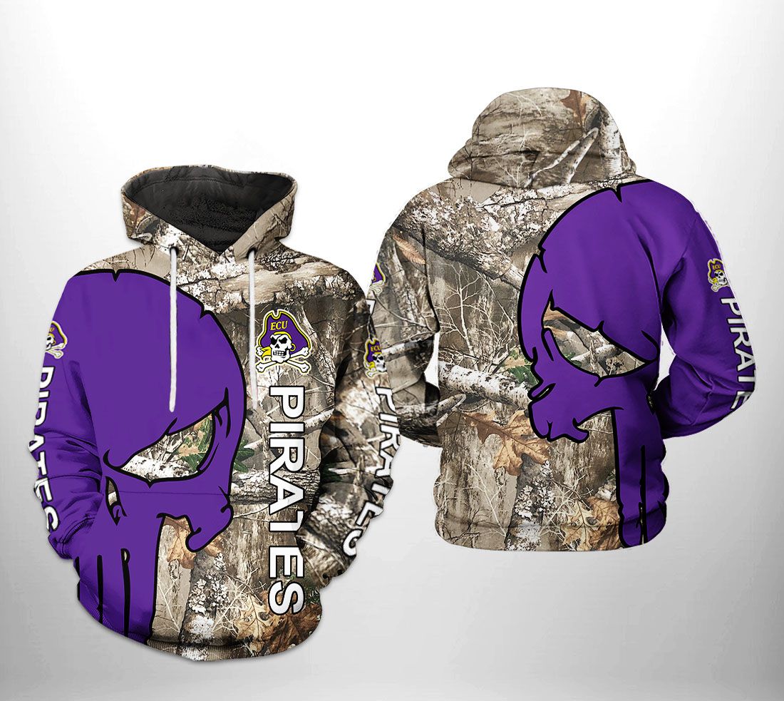 East Carolina Pirates NCAA Camo Veteran Hunting 3D Printed Hoodie/Zipper Hoodie East Carolina Pirates NCAA Camo Veteran Hunting 3D Printed Hoodie/Zipper Hoodie