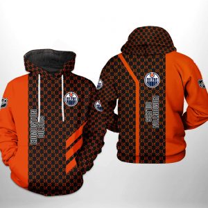 Edmonton Oilers NHL 3D Printed Hoodie/Zipper Hoodie