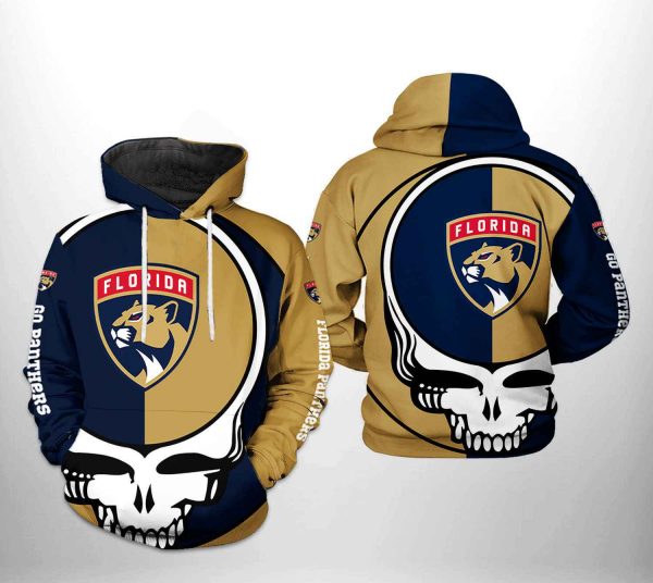 Edmonton Oilers NHL Grateful Dead 3D Printed Hoodie/Zipper Hoodie