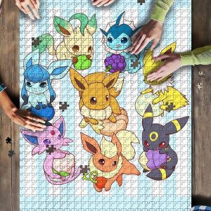 Eeveelution Cute Jigsaw Puzzle Set