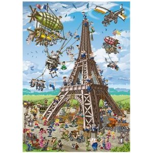 Eiffel Tower Paris Jigsaw Puzzle Set
