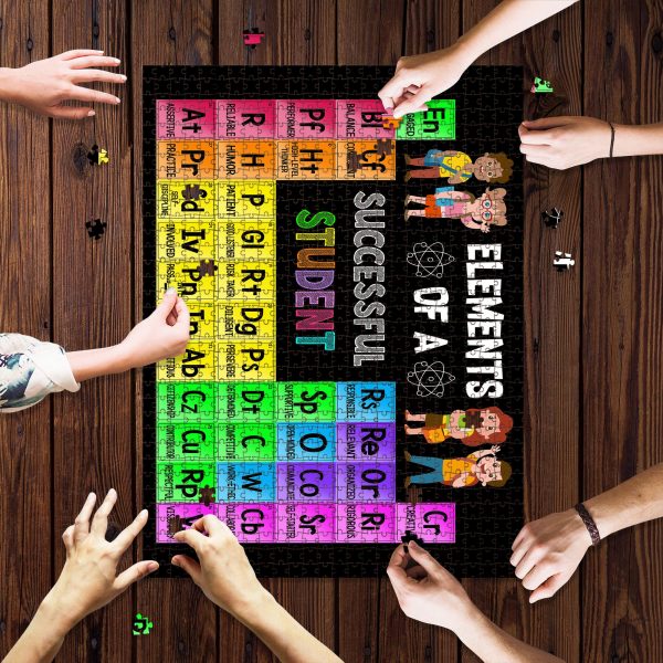 Elements Of A Successful Students ? Jigsaw Puzzle Set
