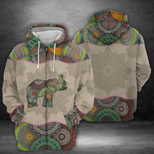 Elephant 3D Printed Hoodie/Zipper Hoodie