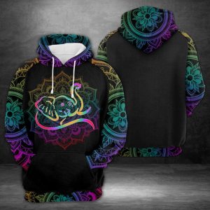 Elephant 3D Printed Hoodie/Zipper Hoodie