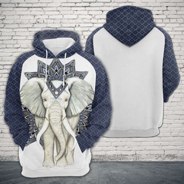 Elephant Beauty 3D Printed Hoodie/Zipper Hoodie