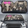 Elephant Driver 2 Car Auto Sun Shade