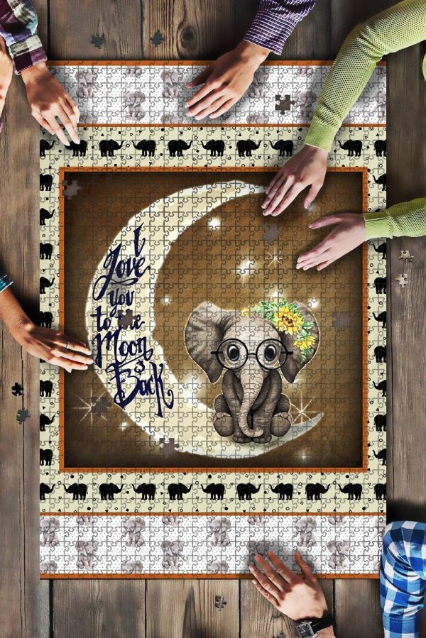 Elephant Lover Jigsaw Puzzle Set