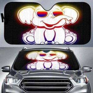 Elephant Suns Car Auto Sun Shade