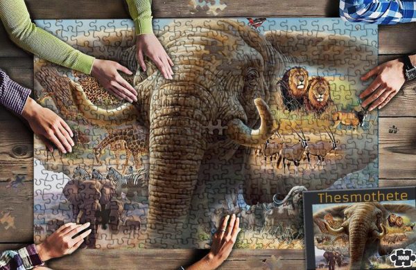 Elephants ? Jigsaw Puzzle Set
