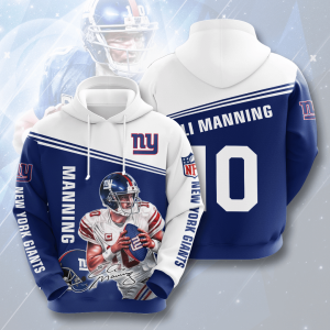 Eli Manning New York Giants 3D Printed Hoodie/Zipper Hoodie