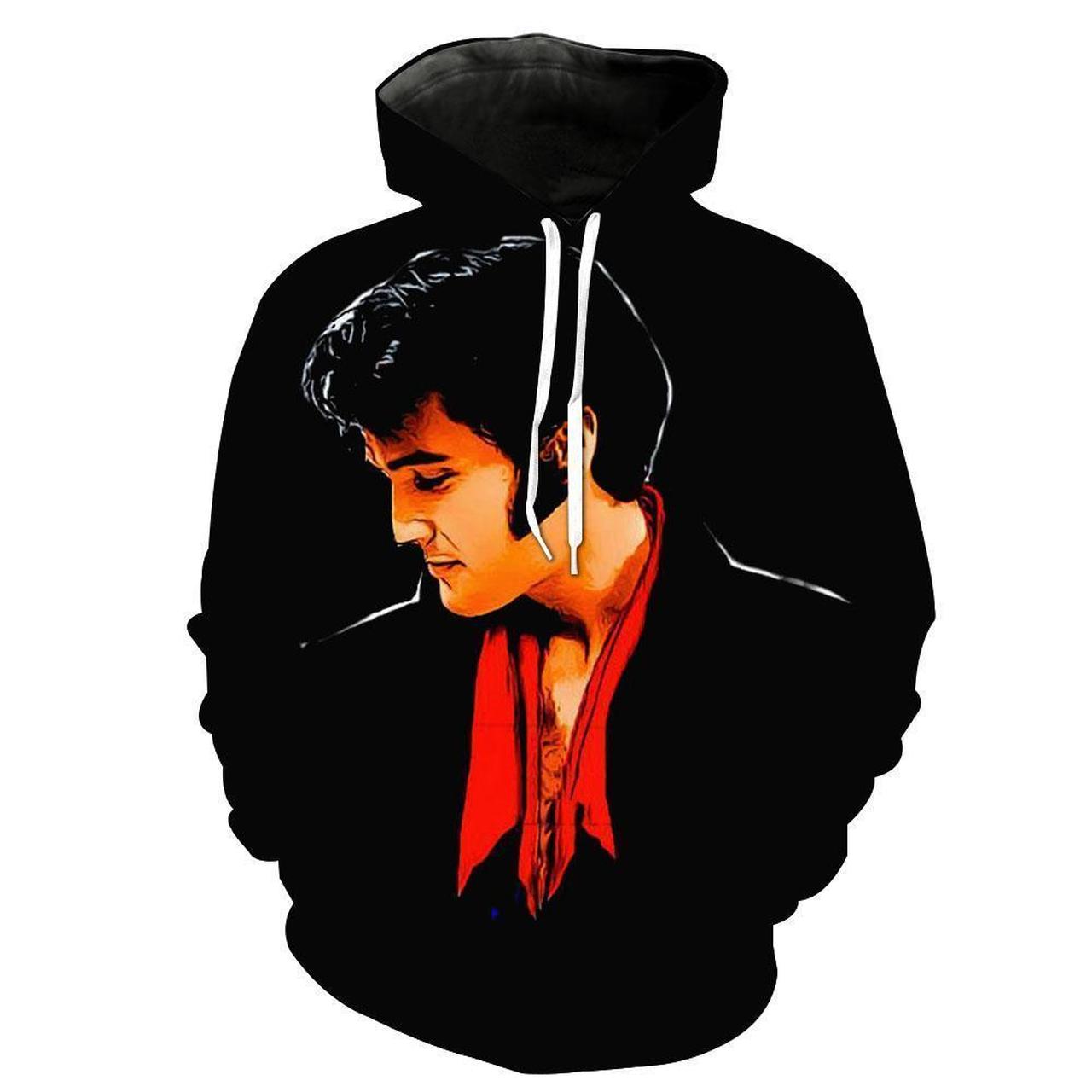 Elvis Presley 3D Printed Hoodie/Zipper Hoodie Elvis Presley 3D Printed Hoodie/Zipper Hoodie