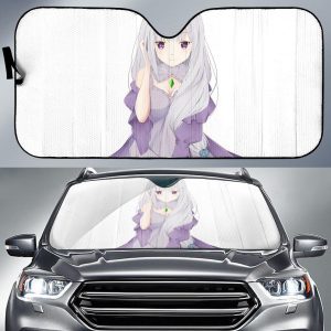 Emilia Rezero Female Protagonist Half Elfs Car Auto Sun Shade